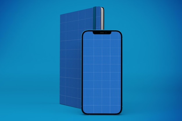 Notebook & smart phone mockup