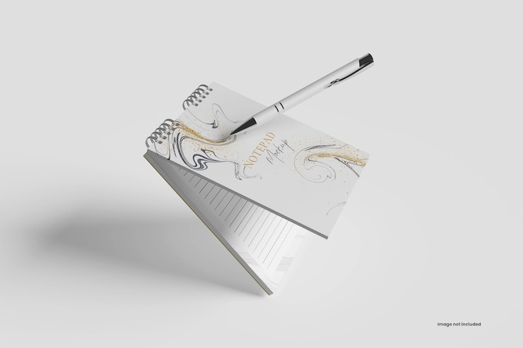 PSD notepad mockup
