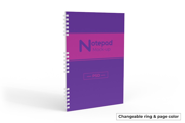 PSD notepad mockup