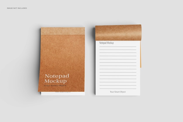 PSD notepad mockup