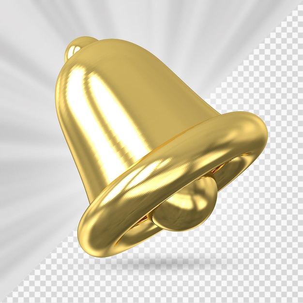 PSD notification bell 3d icon