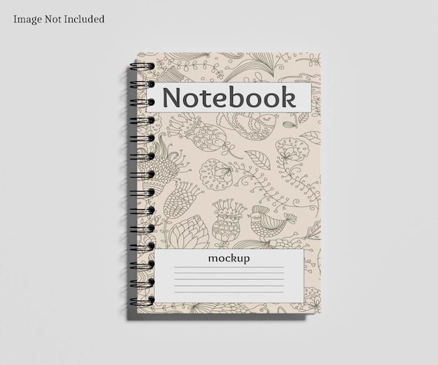 PSD notitieboek mockup