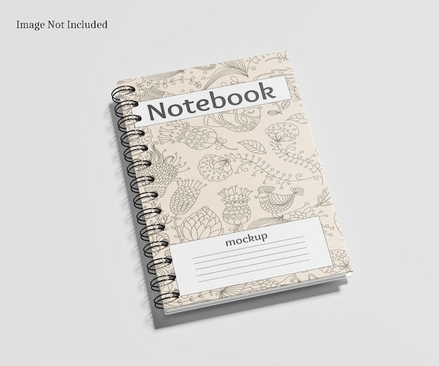 PSD notitieboek mockup