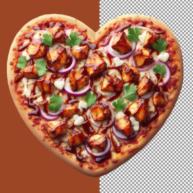 PSD novelty heart pizza na romantyczne okazje png