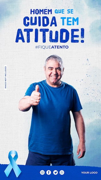 novembro azul in Brazilië post instagram bewustzijn van prostaatkanker