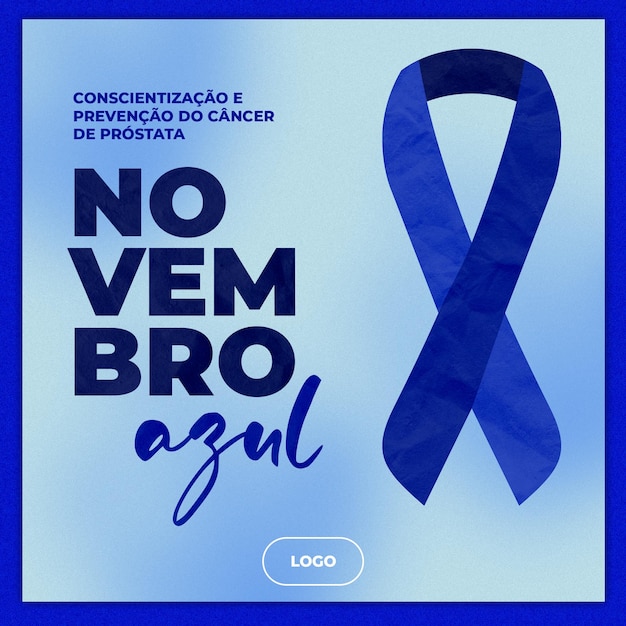 PSD novembro azul template