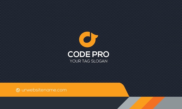 Nowoczesna wizytówka dla Code Pro