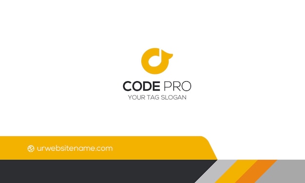 Nowoczesna wizytówka dla Code Pro