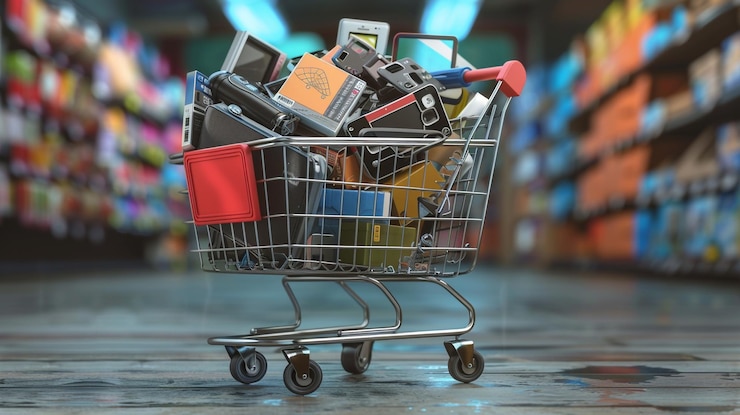 PSD nowoczesne realistyczne projekty cyber monday banery handlowe tło e-commerce i ulotki