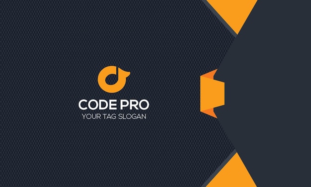 Nowoczesny i profesjonalny projekt wizytówki dla Code Pro