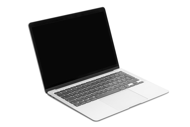 nowoczesny laptop odizolowany na białym tle