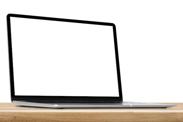nowoczesny laptop odizolowany na biurku