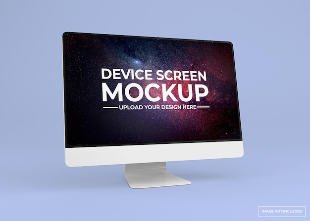 Nowoczesny projekt makiety monitora