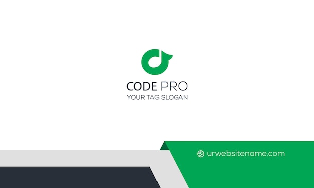 Nowoczesny projekt wizytówki dla Code Pro