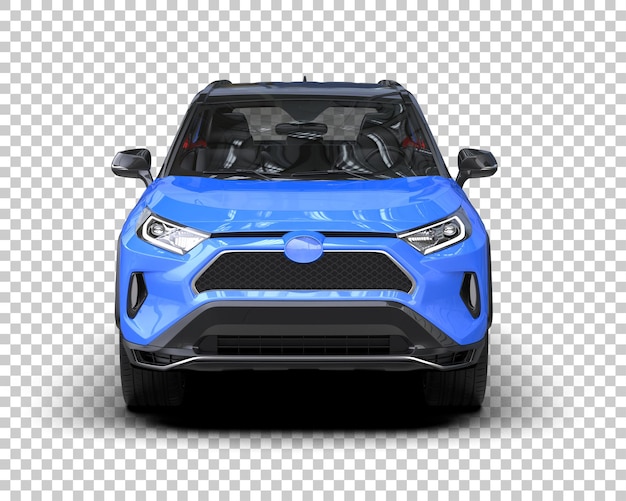 Nowoczesny SUV odizolowany na tle ilustracja renderingu 3D