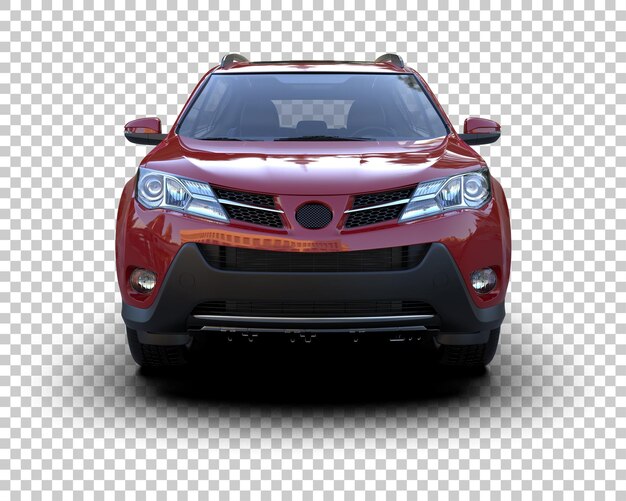 Nowoczesny SUV odizolowany na tle ilustracja renderingu 3D