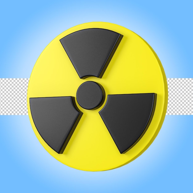 PSD nuclear 3d icon