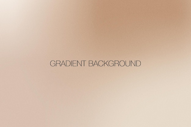 Nude and beige abstract gradient background with grainy texture psd