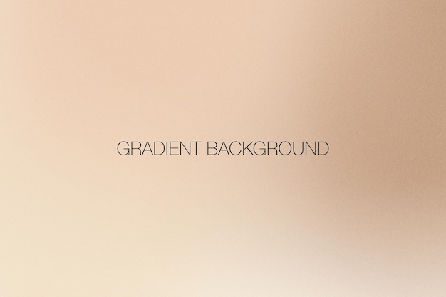 Nude and beige abstract gradient background with grainy texture psd