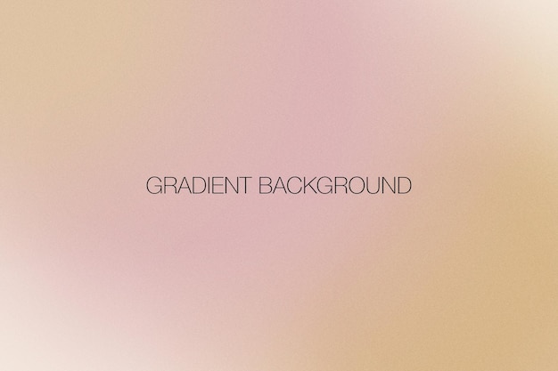 Nude and beige retro abstract gradient background with grainy texture psd