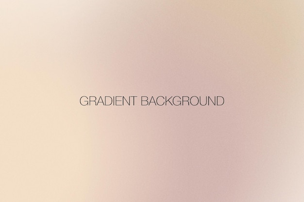 PSD nude and beige retro abstract gradient background with grainy texture psd