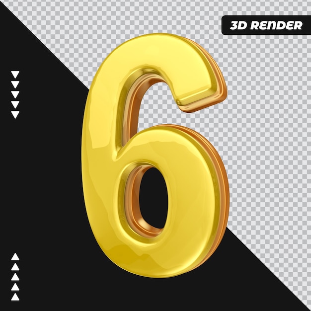 Numero di rendering 3d