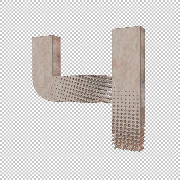 Rendering 3d numero 4