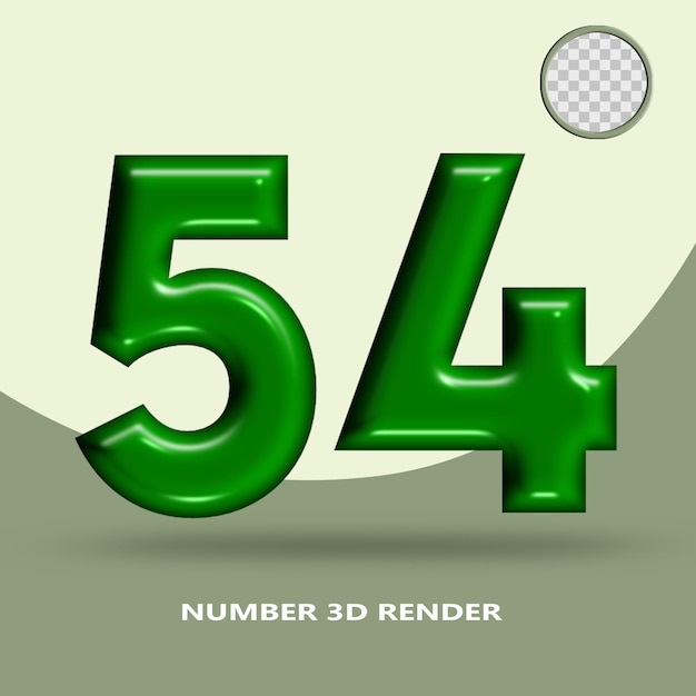 A number 4 with a golf ball in the background.