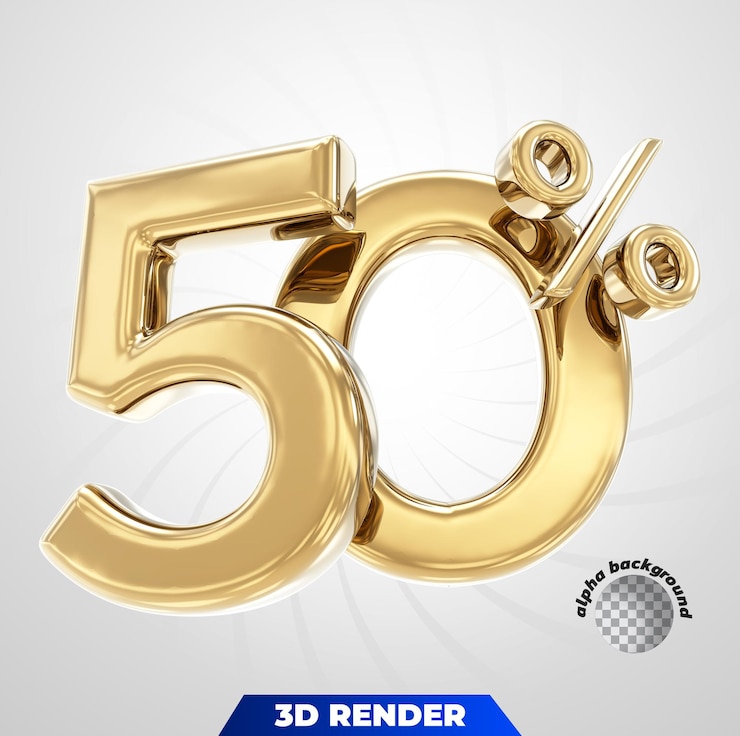 PSD number 50 percent golden