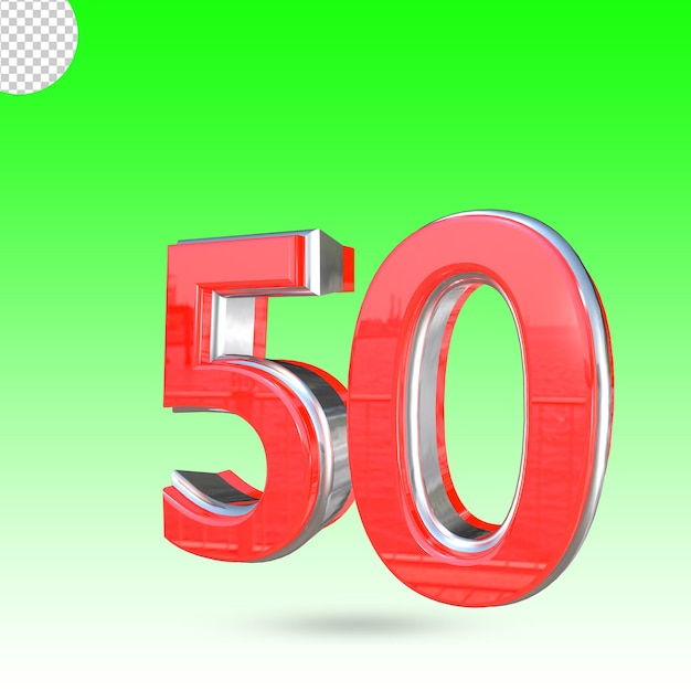 숫자 50