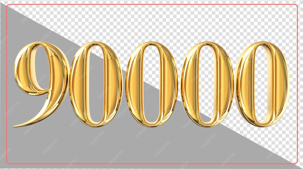 premium-psd-number-90000-3d-rendering
