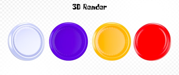 숫자 풍선 3D 렌더링 가격 라벨 아이콘 고립 3D 랜더링 일러스트레이션