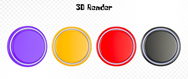 PSD number balloon 3d renderingprice label icon isolated 3d render illustration