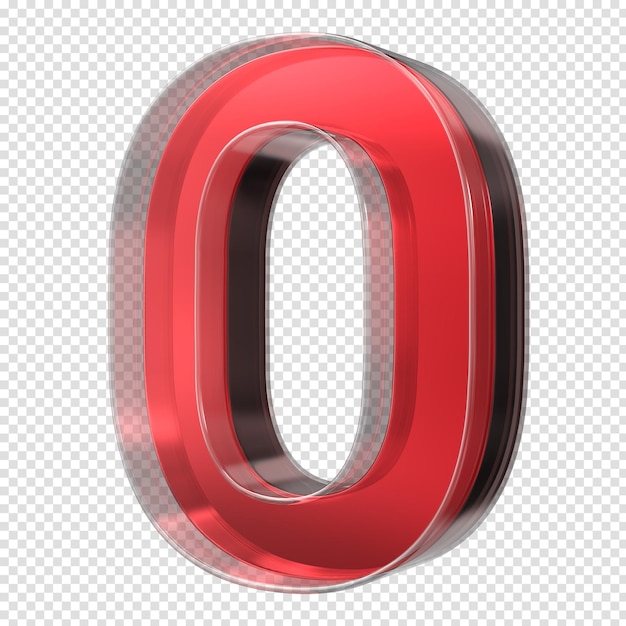 PSD number クラスの 3d レンダリング
