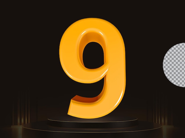 number illustration isolated