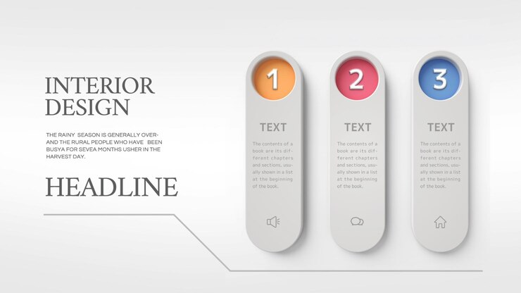PSD number and simple and stylish business information data chart collection