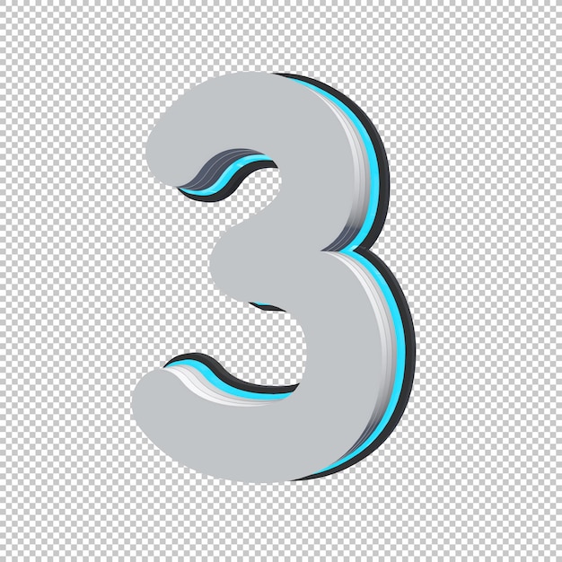 Numer 3 renderowania 3d