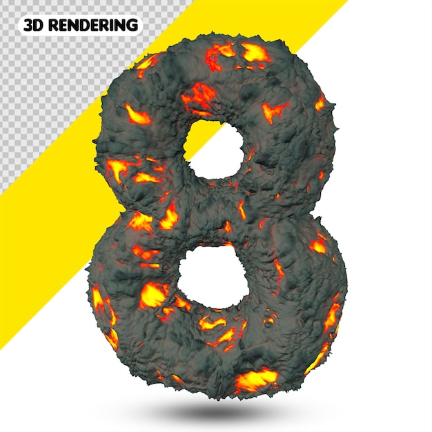 Numer 8 Renderowania 3d