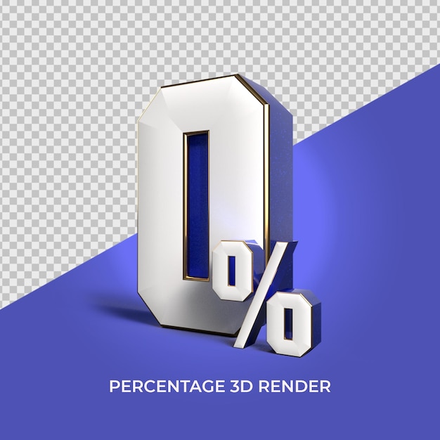 Numer renderowania 3D 0 procent