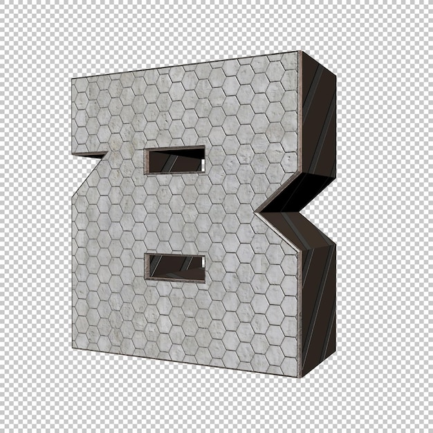 PSD nummer 8 3d render