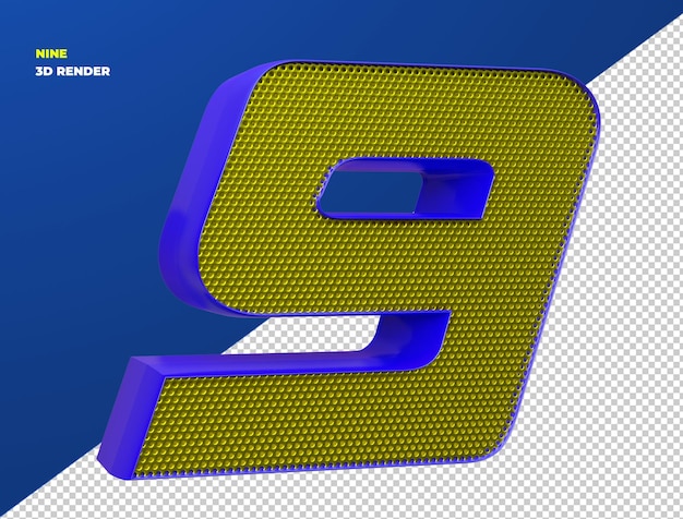 NUMMER 9 3D RENDER