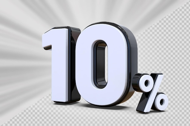 Nummers 10 procent korting