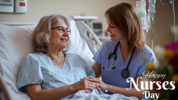 PSD a nurse and a nurse are in a hospital bed