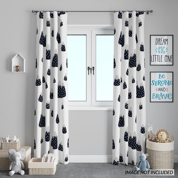 PSD nursery curtains