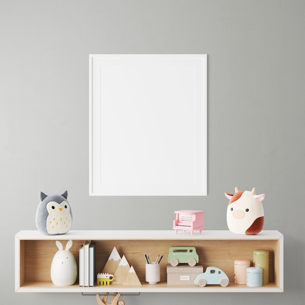 PSD nursery frame mockup