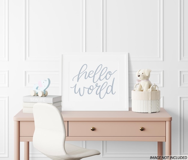 Nursery frame mockup