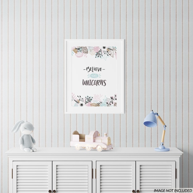 Nursery frame mockup