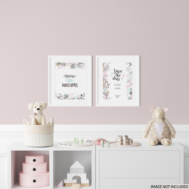 Nursery frame mockup