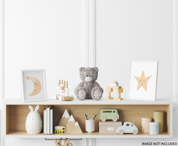 PSD nursery frame mockup