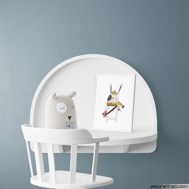 PSD nursery frame mockup